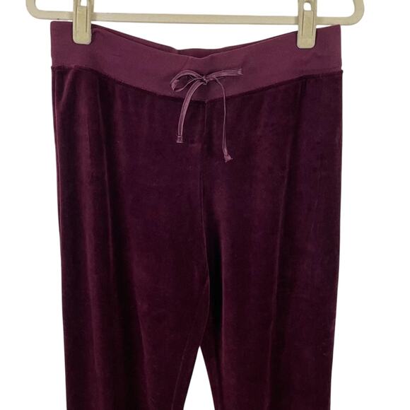 St. John’s Bay Wine Color Velour Pants Size Petite Medium - Picture 2 of 7